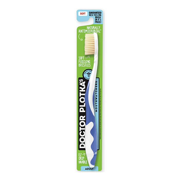 Doctor Plotka's Mouthwatchers Toothbrush Adult Soft Blue