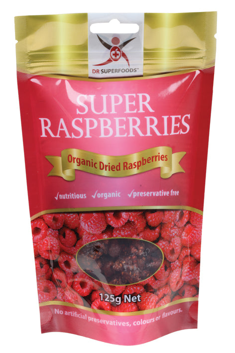 DR SUPERFOODS Organic Dried Super Raspberries