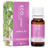 Eco Modern Essentials Aroma Essential Oil Dilution Melissa (3%) in Grapeseed 10ml