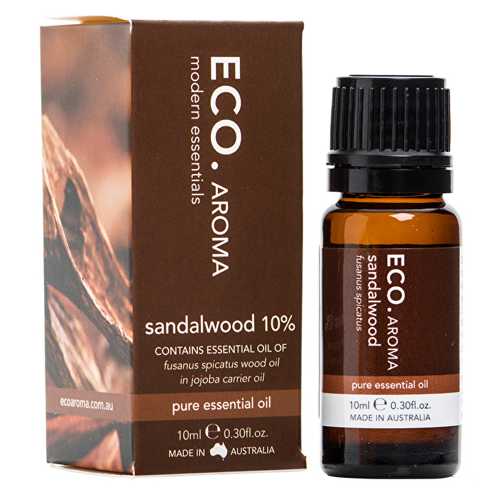 Eco Modern Essentials Aroma Essential Oil Dilution Sandalwood (10%) in Grapeseed 10ml
