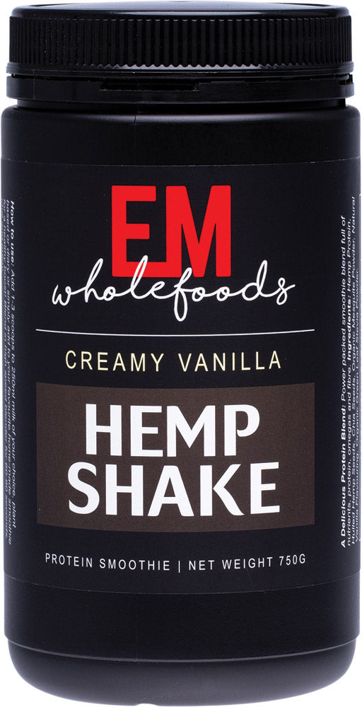 EM WHOLEFOODS Hemp Shake Creamy Vanilla