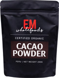 EM WHOLEFOODS Cacao Powder Unroasted + Cold Pressed