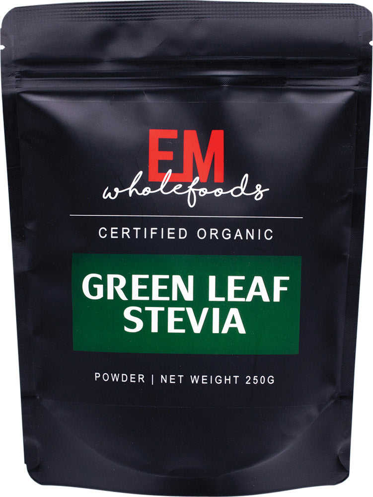 EM WHOLEFOODS Green Stevia Leaf Powder 100% Pure