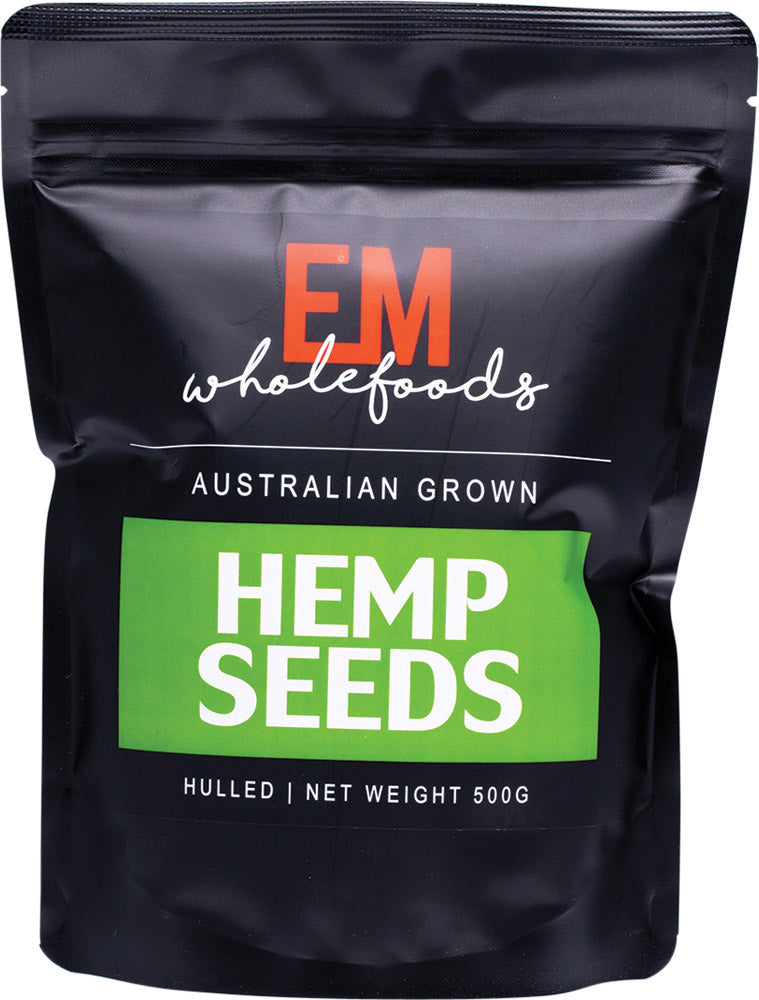 EM WHOLEFOODS Hemp Seeds - Hulled Australian Grown