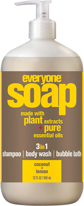 EVERYONE 3 in 1 Soap Coconut + Lemon