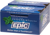 EPIC Xylitol Chewing Gum Peppermint - Display Box of 12