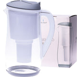 ECOBUD Gentoo Glass Water Filter Jug Grey & White