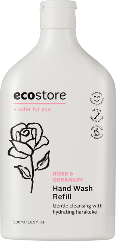 ECOSTORE Hand Wash (Refill) Rose & Geranium