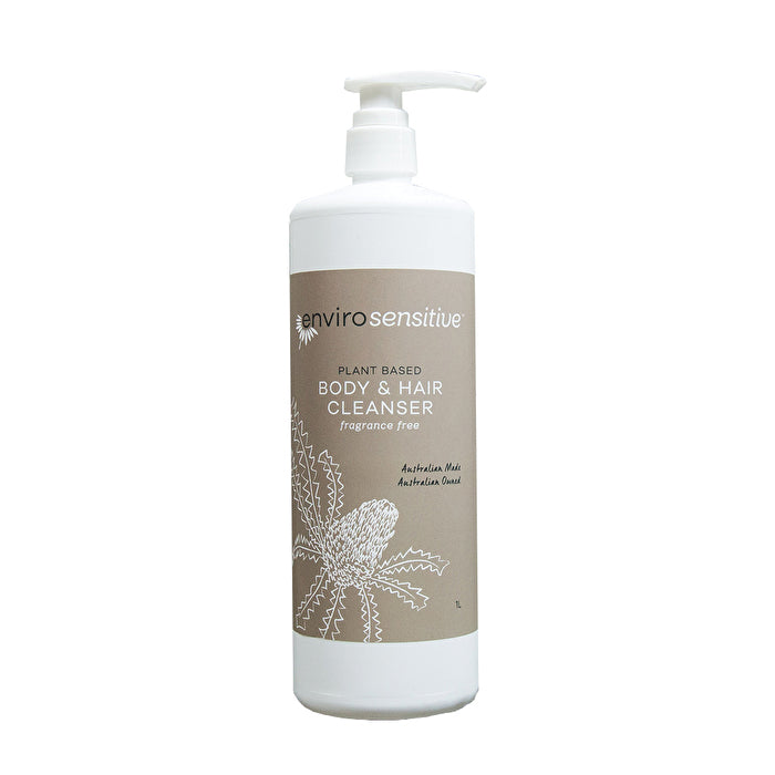 EnviroSensitive Plant Based Body & Hair Cleanser Fragrance Free 1000ml