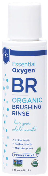 ESSENTIAL OXYGEN Toothpaste/Mouthwash Brushing Rinse - Peppermint