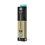 Essenzza Fuss Free Naturals Toothbrush Bamboo Activated Charcoal Soft 2 Pack