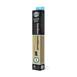 Essenzza Fuss Free Naturals Toothbrush Bamboo Activated Charcoal Soft 1 Pack