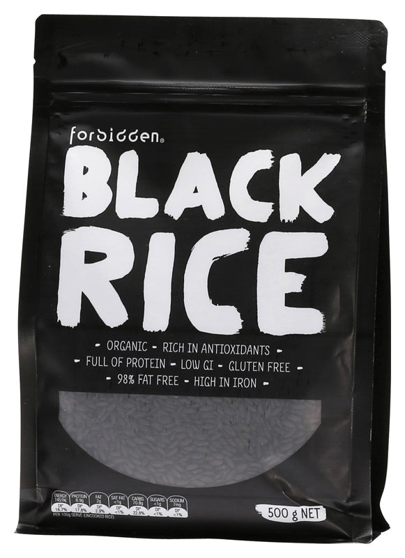 FORBIDDEN Black Rice 98% Fat Free - Low G.I.