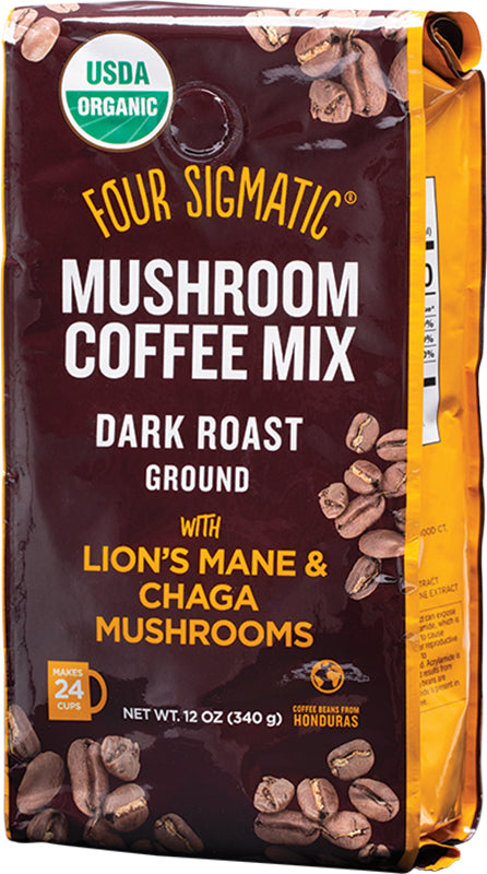 FOUR SIGMATIC Mushroom Coffee Mix Ground With Lion's Mane & Chaga