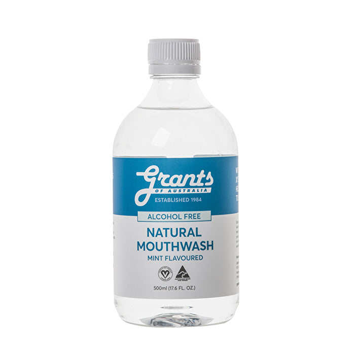 Grants Natural Mouthwash (Alcohol Free) Mint Flavoured 500ml