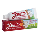 Grants Natural Toothpaste Kids Strawberry Surprise 75g