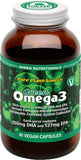 GREEN NUTRITIONALS Green Omega3 Vegan Capsules (127mg) - Amber Glass