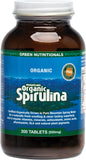 GREEN NUTRITIONALS Mountain Organic Spirulina Tablets (500mg) - Amber Glass