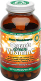 GREEN NUTRITIONALS Organic Green Vitamin C Capsules (600mg) - Amber Glass