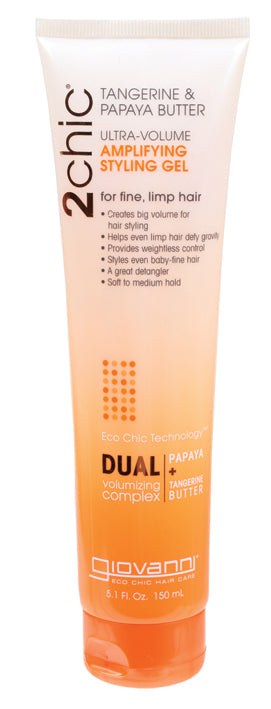 GIOVANNI Amplifying Styling Gel - 2chic Ultra-Volume (Fine, Limp Hair)