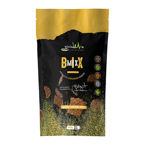 GoodMix Superfoods Bix Mix (Healthy Cracker Premix) Middle Eastern Spice 400g