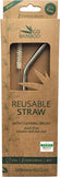 GO BAMBOO Stainless Steel Straw With Sisal Cleaning Brush