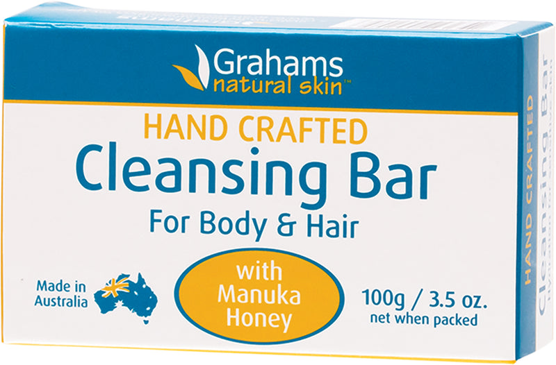 GRAHAMS NATURAL Cleansing Bar With Manuka Honey