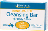 GRAHAMS NATURAL Cleansing Bar With Manuka Honey