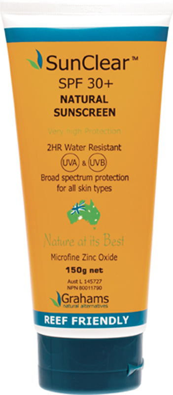 GRAHAMS NATURAL Natural Sunscreen SPF 30+ 2HR Water Resistant