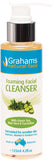 GRAHAMS NATURAL Foaming Facial Cleanser With Green Tea, Aloe & Cucumber