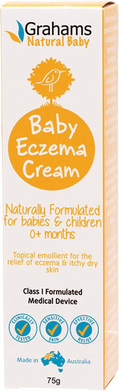 GRAHAMS NATURAL Baby Eczema Cream For Babies & Children