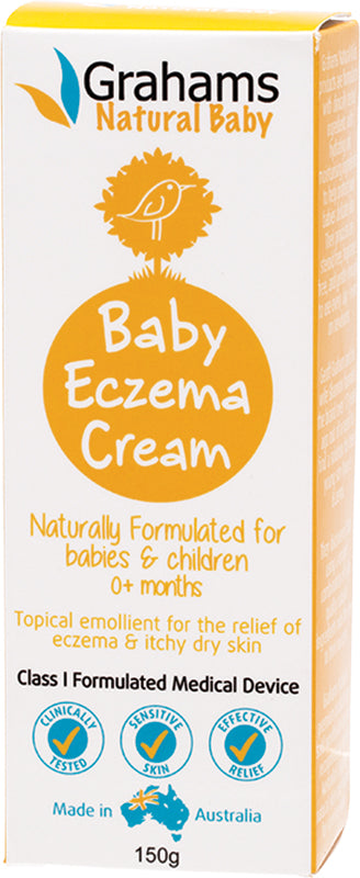 GRAHAMS NATURAL Baby Eczema Cream For Babies & Children