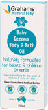 GRAHAMS NATURAL Baby Eczema Body & Bath Oil For Babies & Children