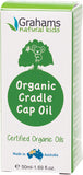 GRAHAMS NATURAL Certified Organic Cradle Cap Oil With Comb