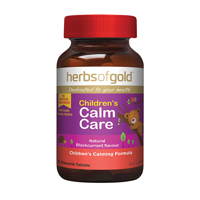 Herbs Of Gold Children's Calm Care Chewable 60t