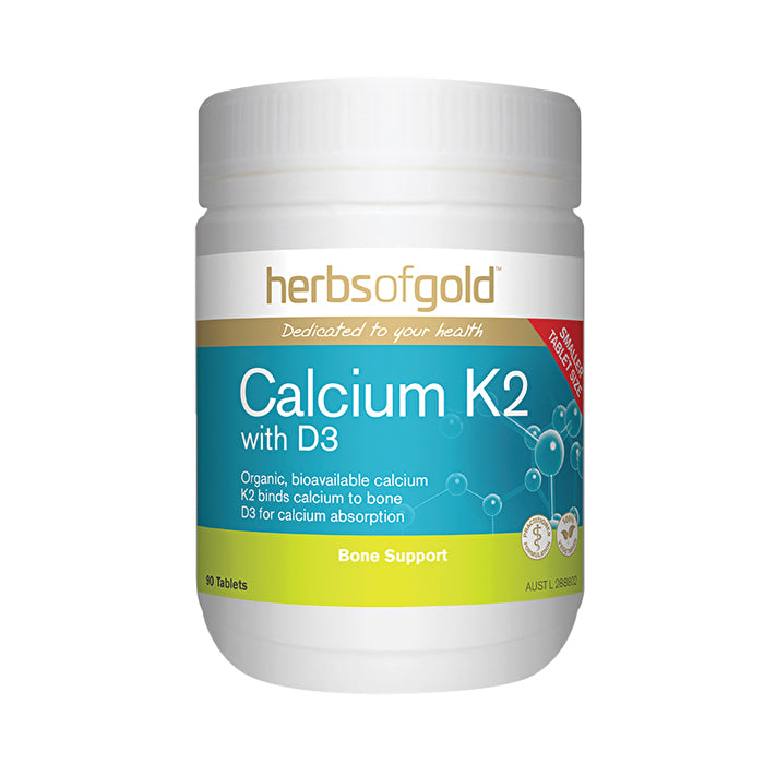 Herbs of Gold Calcium K2 with D3 90t