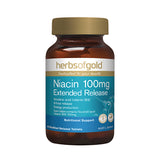 Herbs of Gold Niacin 100mg Extended Release 60t