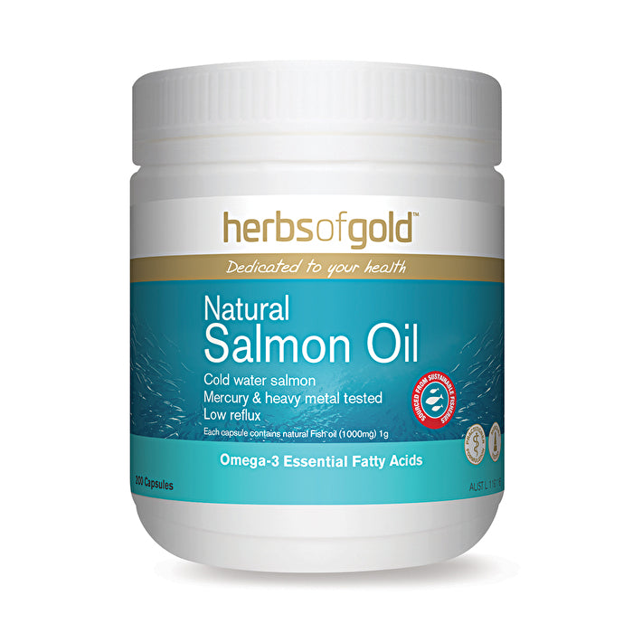 Herbs of Gold Natural Salmon Oil 200c