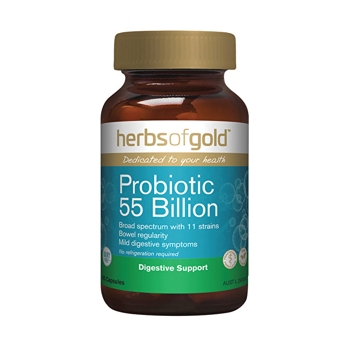 Herbs Of Gold Probiotic 55 Billion (Shelf Stable) 60c