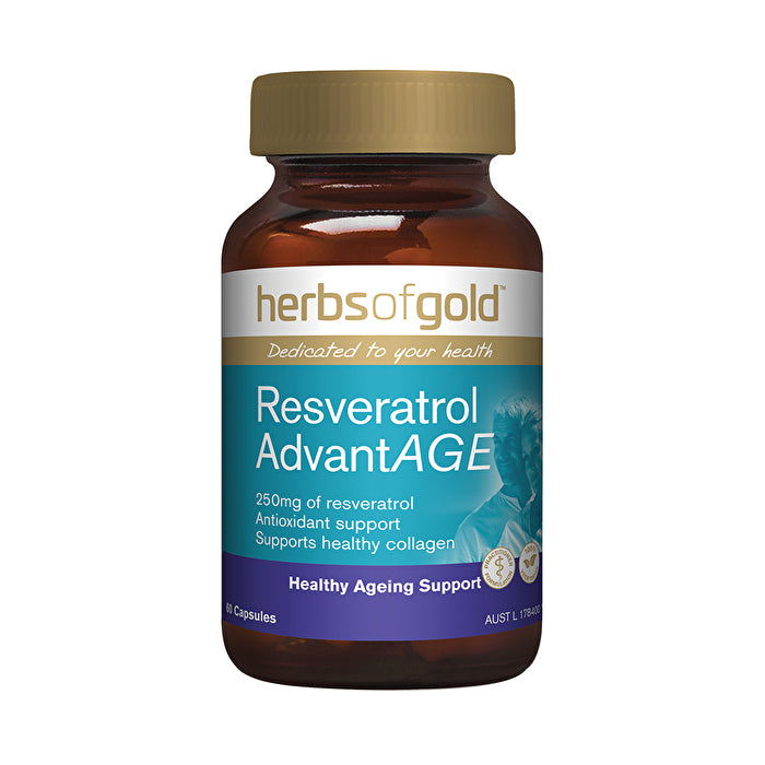 Herbs Of Gold Resveratrol AdvantAGE 60c