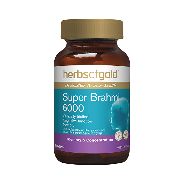 Herbs of Gold Super Brahmi 6000 60t