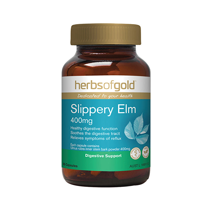Herbs of Gold Slippery Elm 400mg 60c
