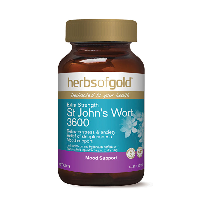 Herbs of Gold Extra Strength St Johns Wort 60t