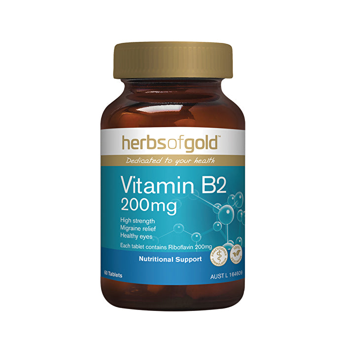 Herbs of Gold Vitamin B2 200mg 60t