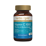 Herbs Of Gold Vitamin C 1000 Plus Zinc & Bioflavonoids 60t