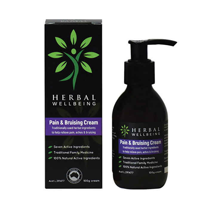 Herbal Wellbeing Pain & Bruising Relief Cream 100g