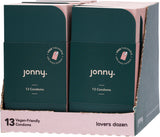JONNY Vegan-Friendly Latex Condoms Lovers Dozen