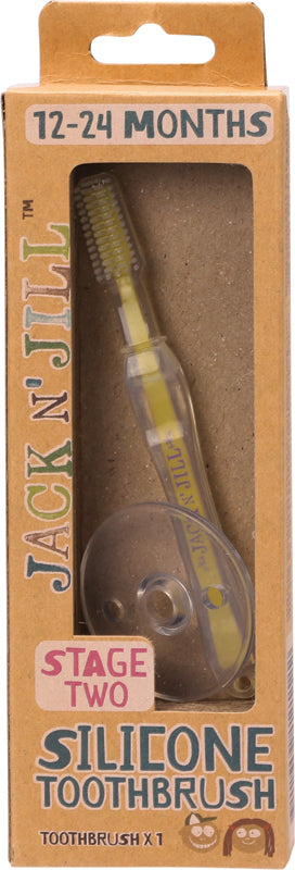 JACK N' JILL Silicone Baby Toothbrush