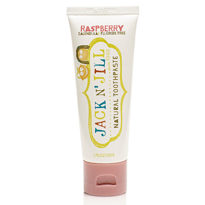 Jack N' Jill Natural Toothpaste with Calendula (Fluoride Free) Raspberry 50g