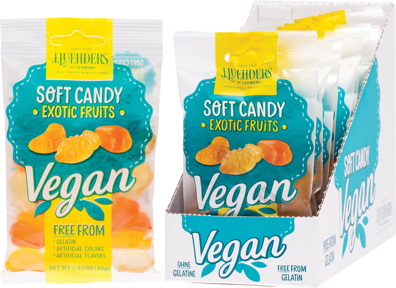 J.LUEHDERS Soft Vegan Candy Exotic Fruits